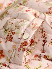 Cream Shower Resitant Printed Skirted Coat (12mths-7yrs) - Image 8 of 10