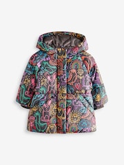 Charcoal Character Shower Resistant Padded Coat (3mths-7yrs) - Image 6 of 8