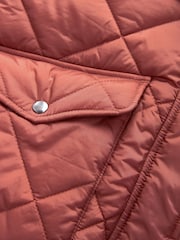 Rust Shower Resistant Oversized Quilted Coat (3-16yrs) - Image 10 of 10