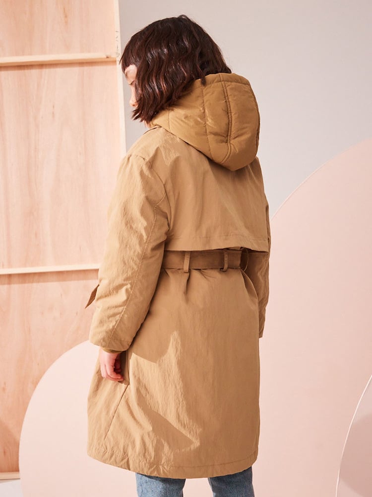 Camel Shower Resistant Double Layer Trench Coat (3-16yrs) - Image 1 of 2