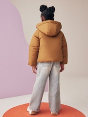 Gold Shower Resistant Crop Padded Coat (2-16yrs) - Image 2 of 11
