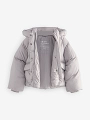 Silver Shower Resistant Crop Padded Coat (2-16yrs) - Image 7 of 10