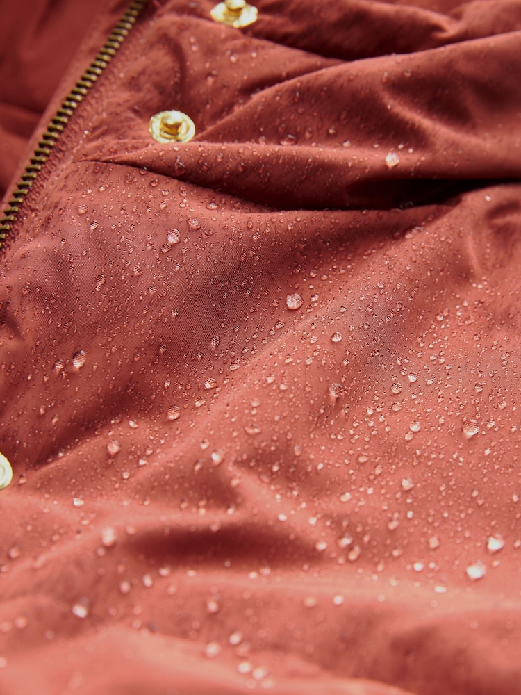 Rust Brown Shower Resistant Double Layer Parka (3-16yrs) - Image 10 of 10