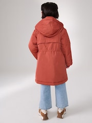 Rust Brown Shower Resistant Double Layer Parka (3-16yrs) - Image 4 of 10
