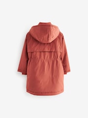 Rust Brown Shower Resistant Double Layer Parka (3-16yrs) - Image 8 of 10