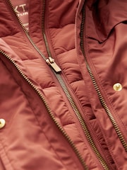 Rust Brown Shower Resistant Double Layer Parka (3-16yrs) - Image 9 of 10