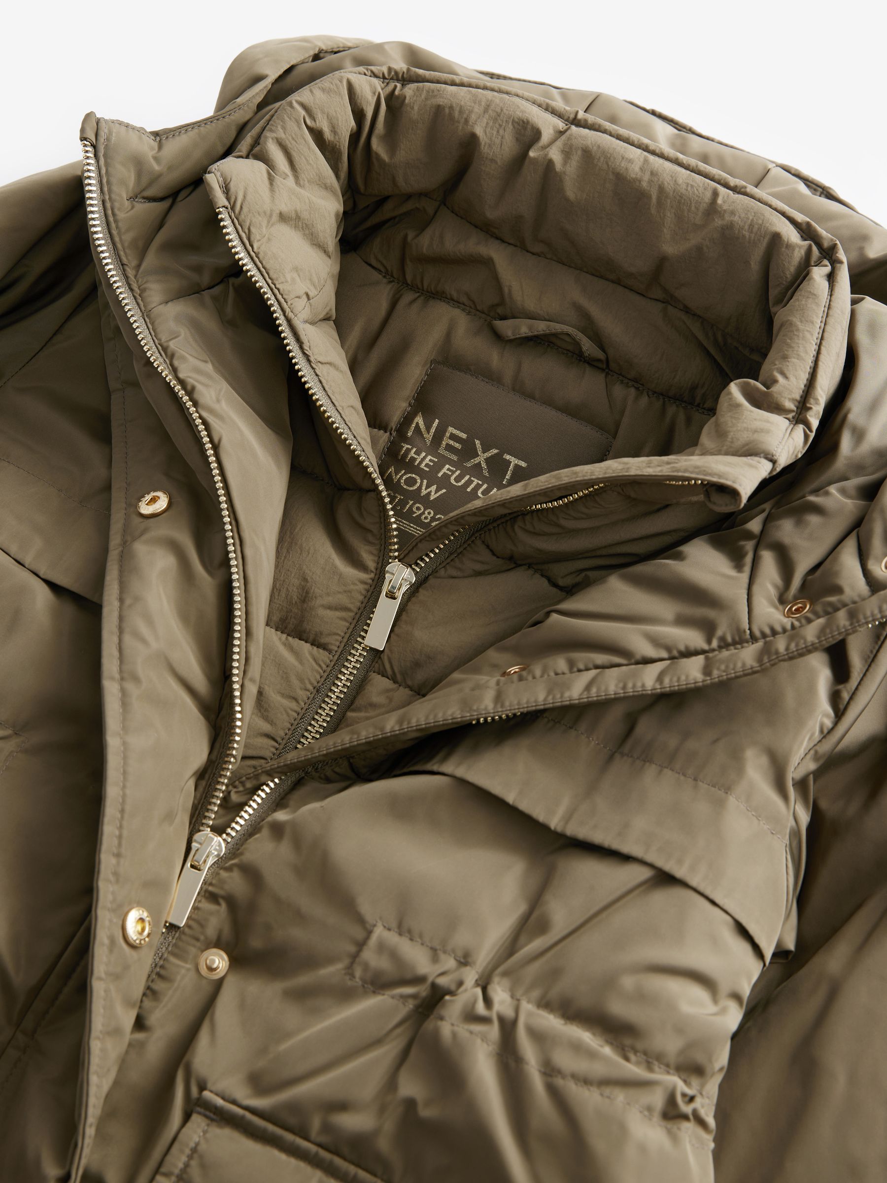 Next khaki parka online
