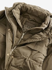 Khaki Green Shower Resistant Double Layer Parka (3-16yrs) - Image 10 of 10