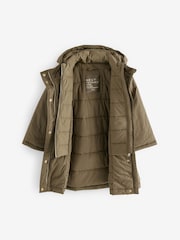 Khaki Green Shower Resistant Double Layer Parka (3-16yrs) - Image 8 of 10