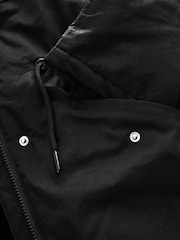 Black Shower Resistant Faux Fur Trim Parka (3-16yrs) - Image 12 of 13