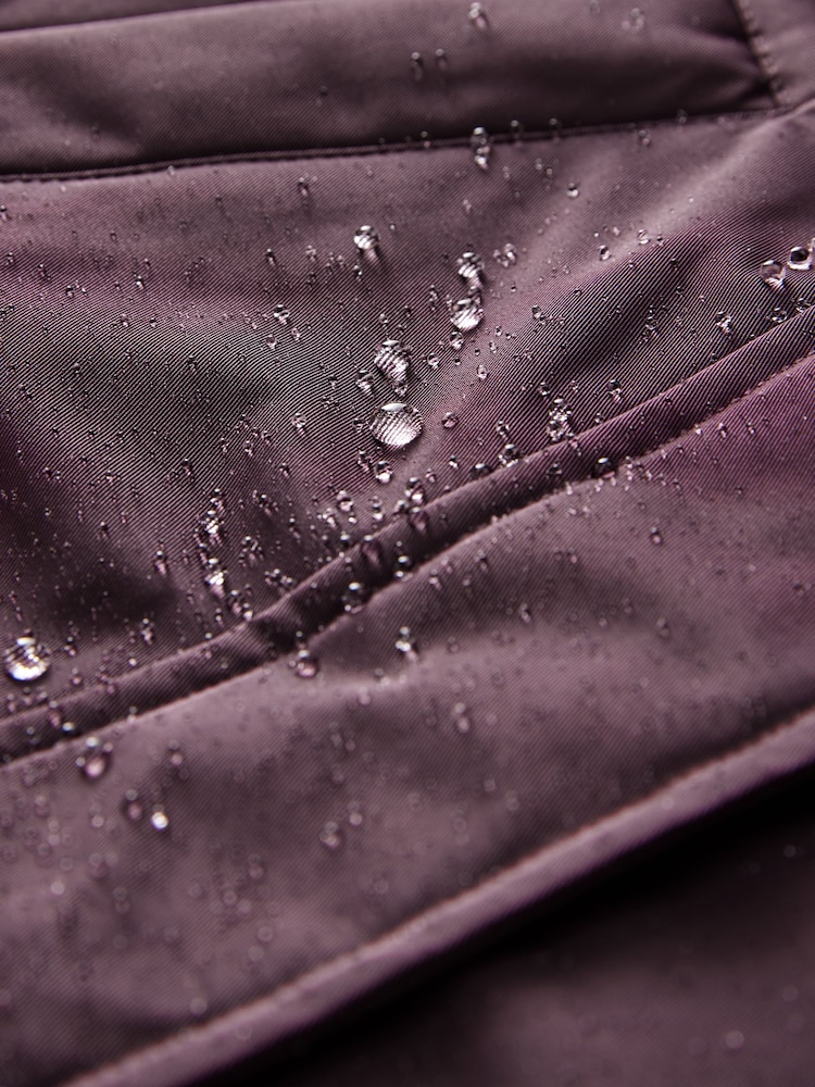 Purple Waterproof Faux Fur Trim Hood Parka Coat (3-16yrs) - Image 11 of 11