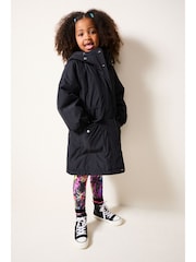 Black Waterproof Coat (3-16yrs) - Image 2 of 11