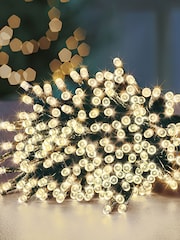 Premier Decorations Ltd White Warm Supabrights 360 LED Christmas Lights with Timer 28.7M - Image 1 of 4