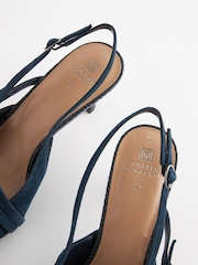 أزرق داكن - كعب جلدي بإبزيم متعدد من Forever Comfort® - Image 6 of 8