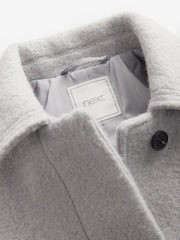 Grey Relaxed Fit Overcoat (3-16yrs) - Image 10 of 11