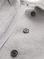 Grey Relaxed Fit Overcoat (3-16yrs) - Image 6 of 11
