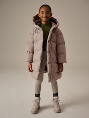 Mink Waterproof Heatseal Hooded Padded Coat (3-16yrs) - Image 1 of 10