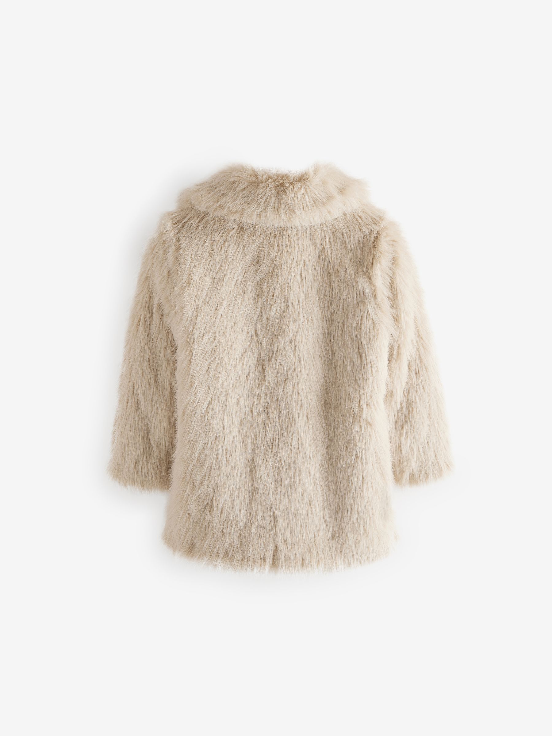 Cream faux fur jacket shop