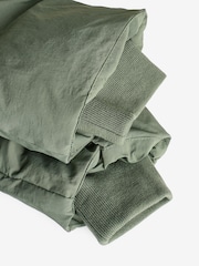 Kaki zelena - odporen na dež No Quilt Wadded Coat (3-16let) - Slika 12 iz 12