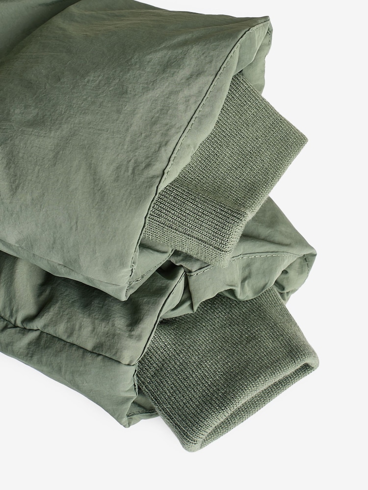 Kaki zelena - odporen na dež No Quilt Wadded Coat (3-16let) - Slika 12 iz 12