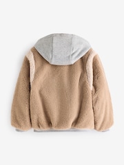 Neutral/Grey Borg Varsity Bomber Jacket (3-12yrs) - Image 7 of 12