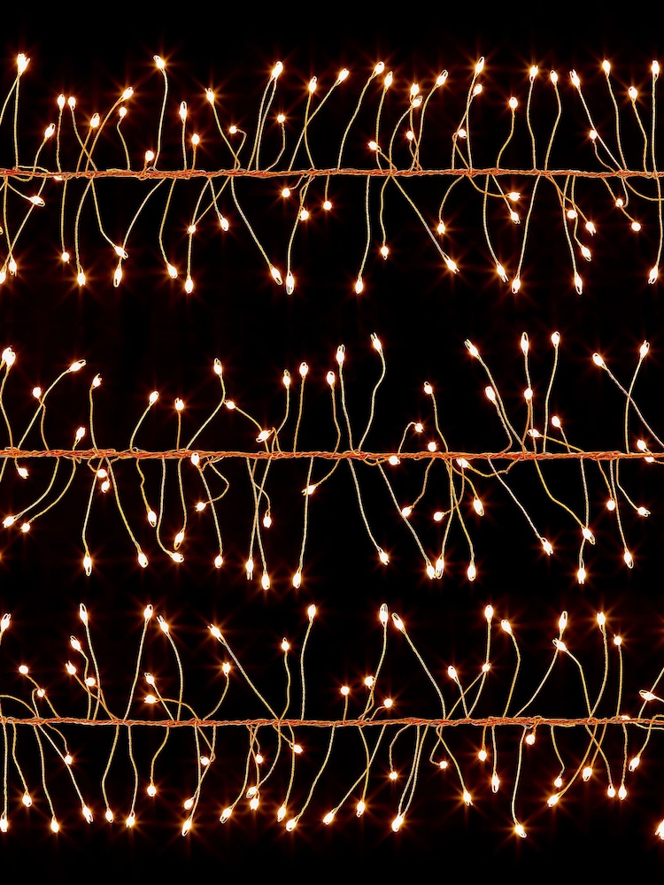 Premier Decorations Ltd White Warm 430 Garland Warm White Timer LED Christmas Lights - Image 3 of 3