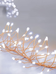 Premier Decorations Ltd White Brite 288 LEDs Garland Christmas Lights with Timer - Image 1 of 3