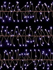 Premier Decorations Ltd White Brite 288 LEDs Garland Christmas Lights with Timer - Image 3 of 3