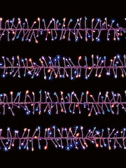 Premier Decorations Ltd Rainbow Pastel 5.5m 800 LEDs UltraBright Cluster Christmas Lights - Image 4 of 4