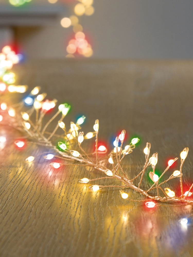 Premier Decorations Ltd Rainbow 5.5m 800 LEDs UltraBright Cluster Christmas Lights - Image 1 of 4