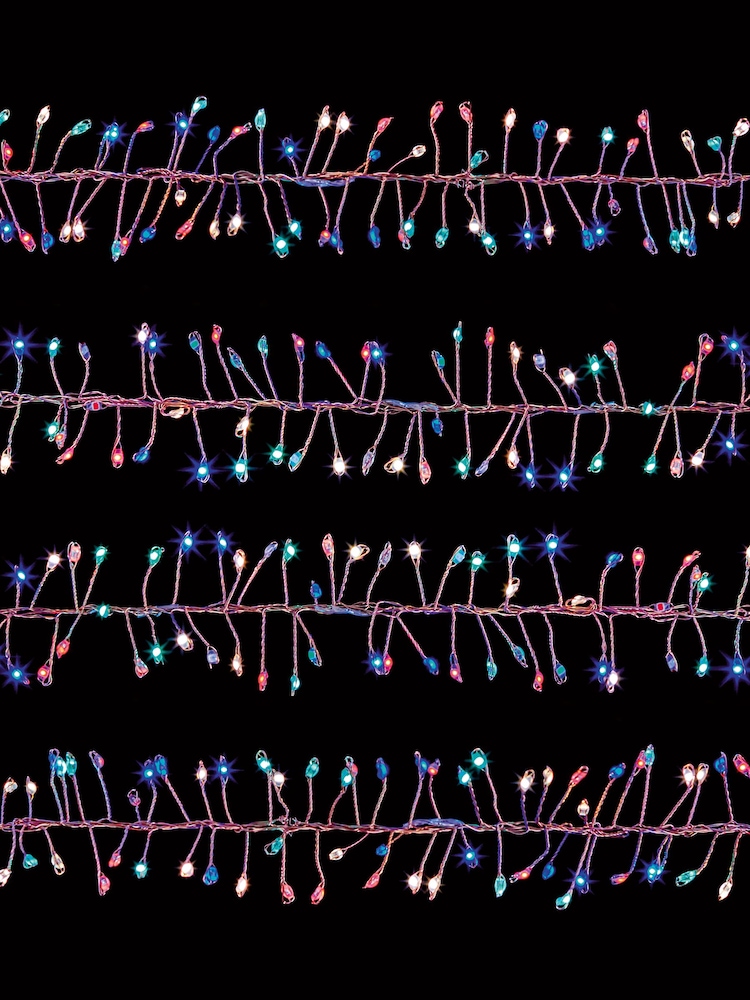 Premier Decorations Ltd Rainbow 5.5m 800 LEDs UltraBright Cluster Christmas Lights - Image 4 of 4