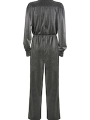 Mint Velvet Black Straight Jumpsuit - Image 4 of 4
