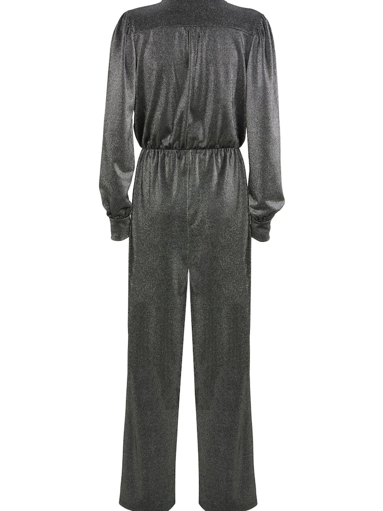Mint Velvet Black Straight Jumpsuit - Image 4 of 4