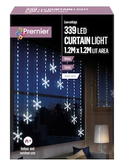 Premier Decorations Ltd White Brite V Shape Christmas Window Lights - Image 1 of 1