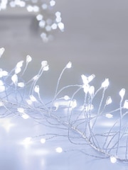 Premier Decorations Ltd White Brite 288 LEDs Wire Lit UltraBright Garland Christmas Lights with Timer - Image 1 of 3