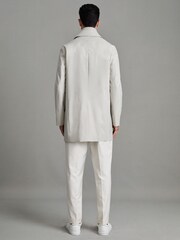 Reiss Stone Perrin Jacket With Removable Funnel-Neck Insert - Image 4 of 6