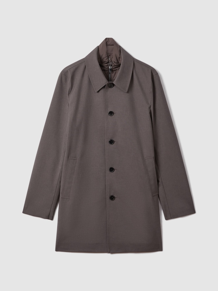 Marrón - Chaqueta con aplicación de cuello alzado desmontable Perrin de Reiss - Imagen 2 de 6 Marrón - Chaqueta con aplicación de cuello alzado desmontable Perrin de Reiss - Imagen 2 de 6