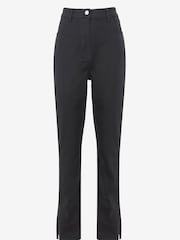 Mint Velvet Black Split Hem Slim Jeans - Image 5 of 6