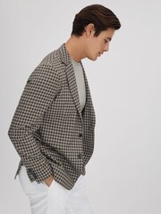 Reiss Nano Wollmischung Check Einreihiger Blazer - Bild 5 von 9