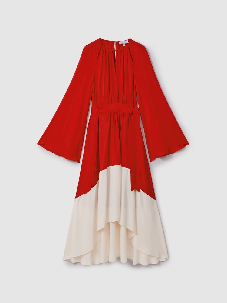 Платье миди в стиле колор блок Reiss Luella - Image 2 of 7