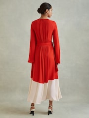 Платье миди в стиле колор блок Reiss Luella - Image 4 of 7