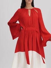 Платье миди в стиле колор блок Reiss Luella - Image 6 of 7