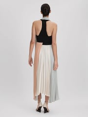 Reiss Zadie Asymmetrisches Midikleid mit Plissee - Bild 4 von 6