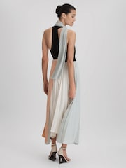 Reiss Zadie Asymmetrisches Midikleid mit Plissee - Bild 5 von 6