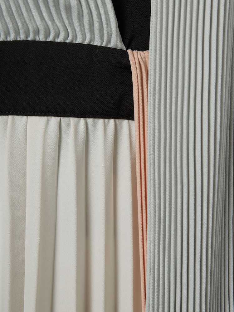 Reiss Zadie Asymmetrisches Midikleid mit Plissee - Bild 6 von 6