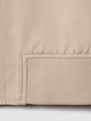 Reiss Stone Peggy Cotton Blend Zip-Through Jacket - Image 7 of 7