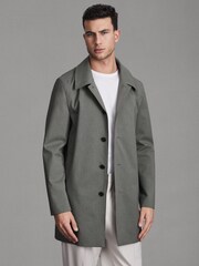 Verde - Chaqueta con aplicación de cuello alzado desmontable Perrin de Reiss - Imagen 3 de 6