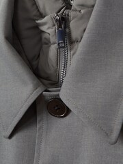 Verde - Chaqueta con aplicación de cuello alzado desmontable Perrin de Reiss - Imagen 6 de 6