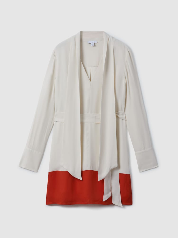 Reiss Marta Etuikleid mit Krawattenausschnitt - Bild 2 von 6 Reiss Marta Etuikleid mit Krawattenausschnitt - Bild 2 von 6