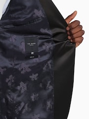 Синий приталенный пиджак в стиле смокинга Ted Baker Tailoring - Image 6 of 6